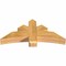 Ekena Millwork Alberta Rough Sawn Timber Gable Bracket, Western Red Cedar, 48"W x 22"H x 6"D x 6"F, 11/12 Pitch GBW048X22X0606ALB00RWR - alternate 2